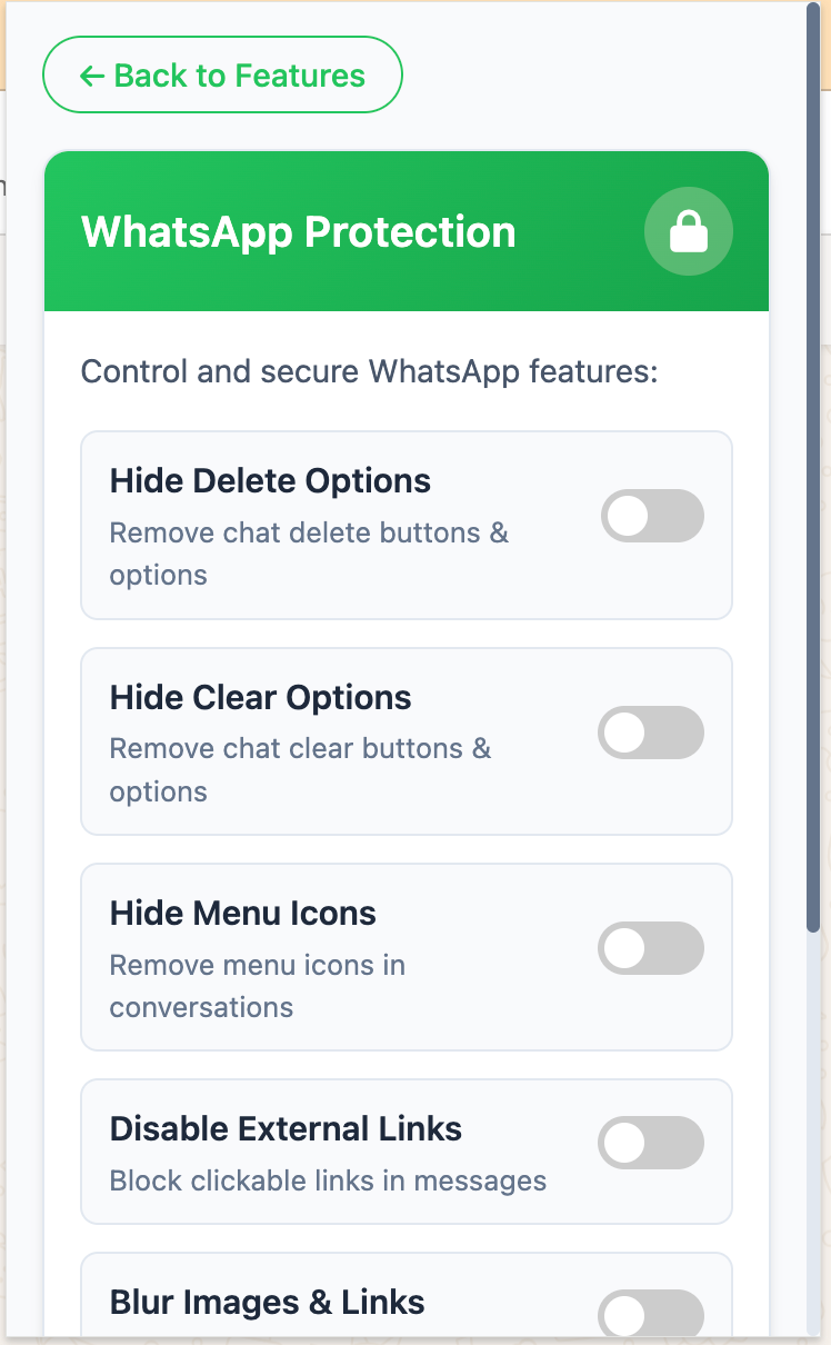 WhatsApp Protection
