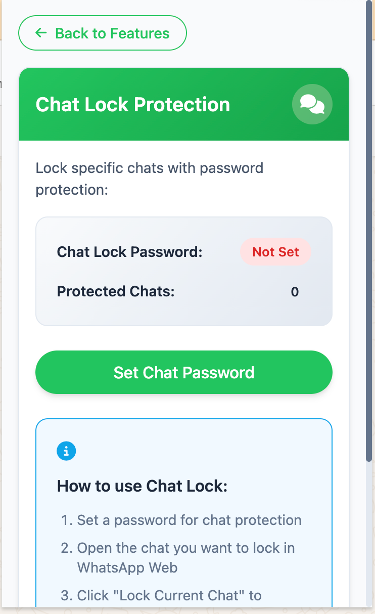 Chat Lock Protection